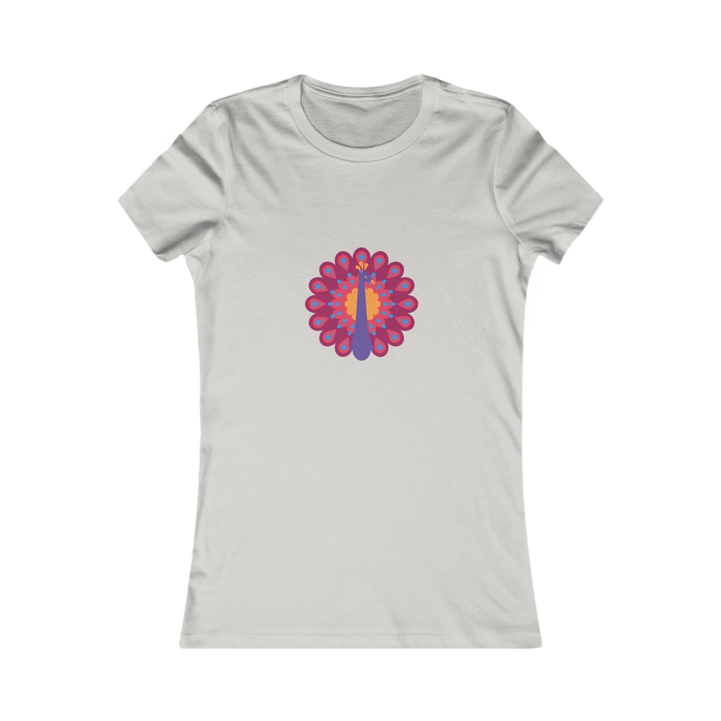 Peacock Print Women's Tee