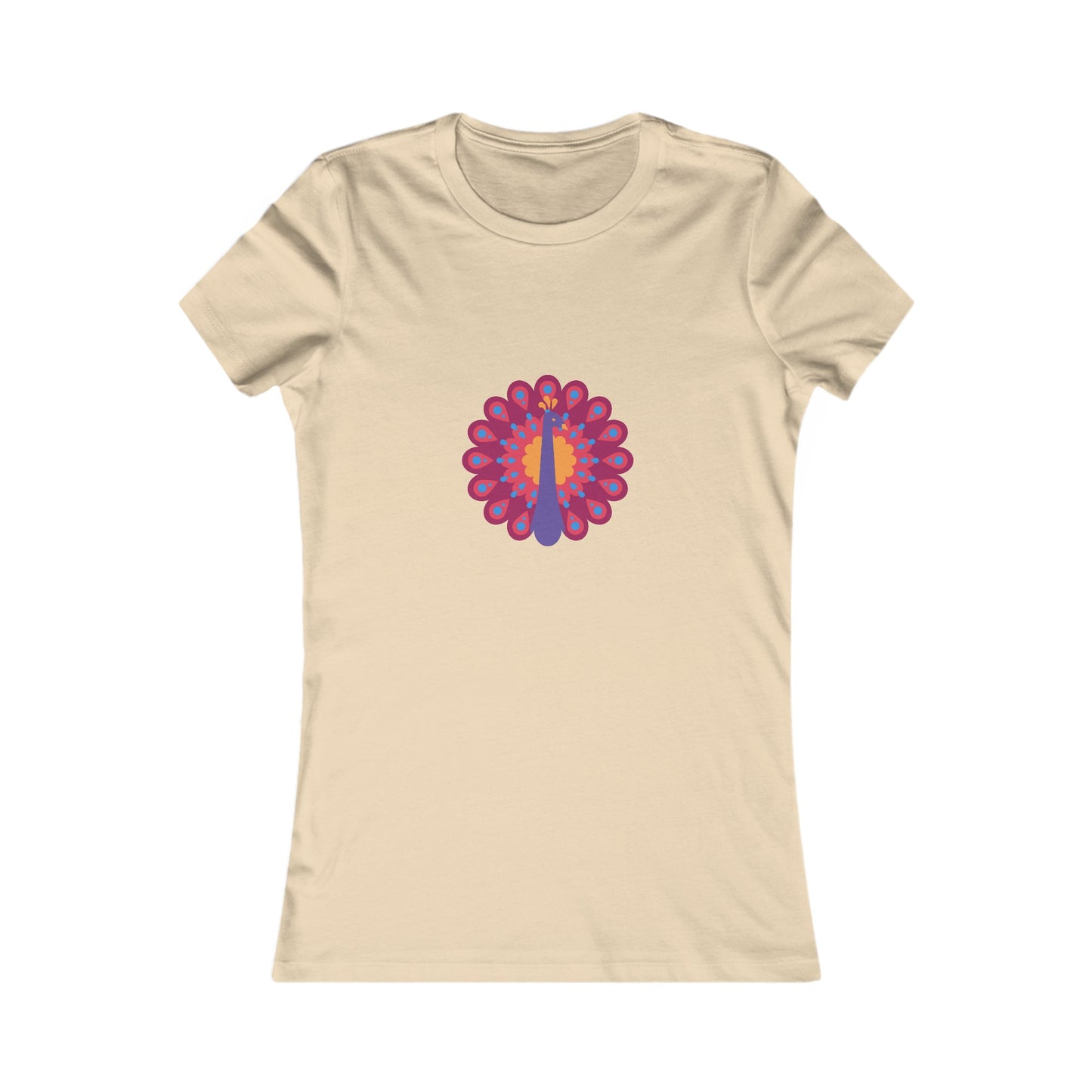 Peacock Print Women's Tee