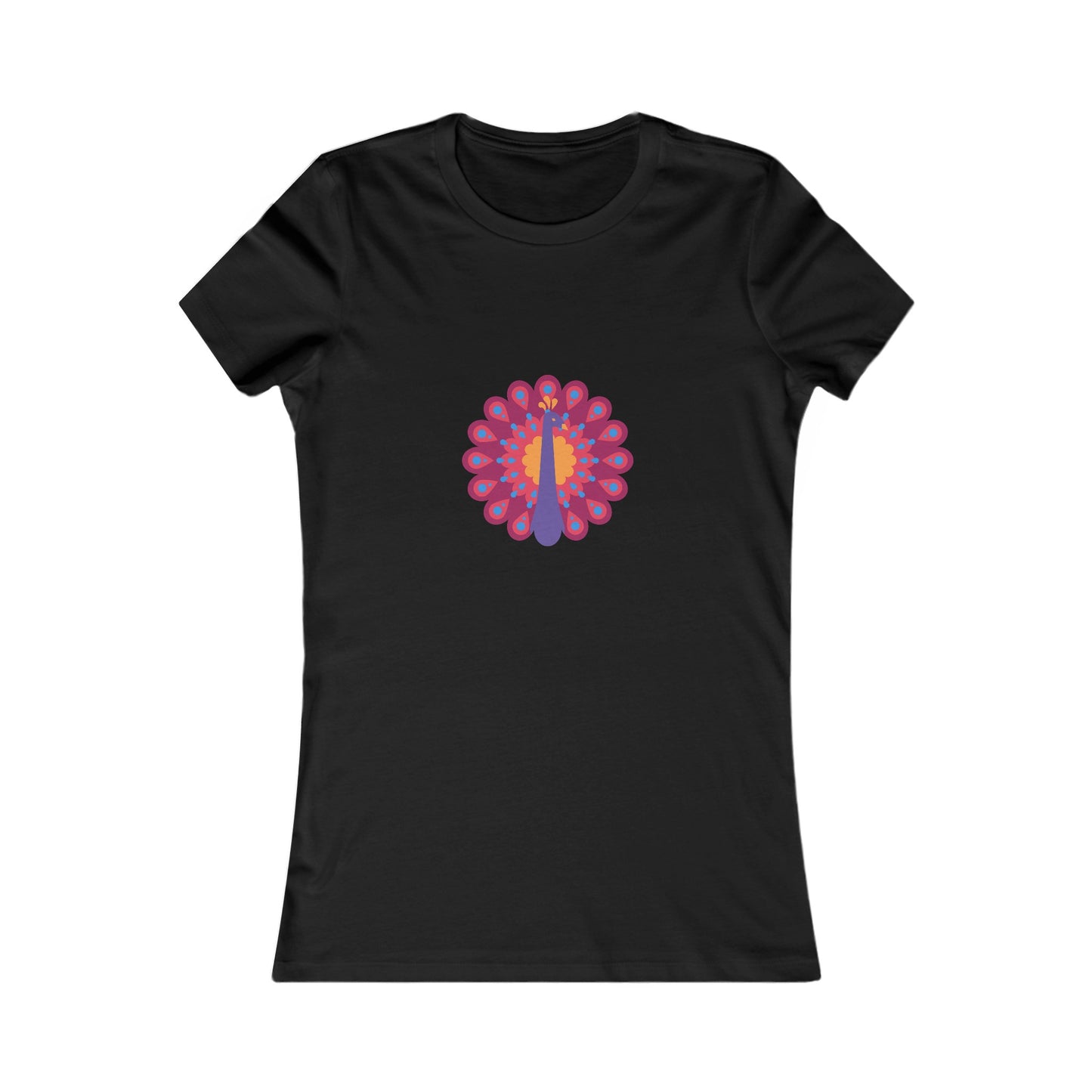 Peacock Print Women's Tee