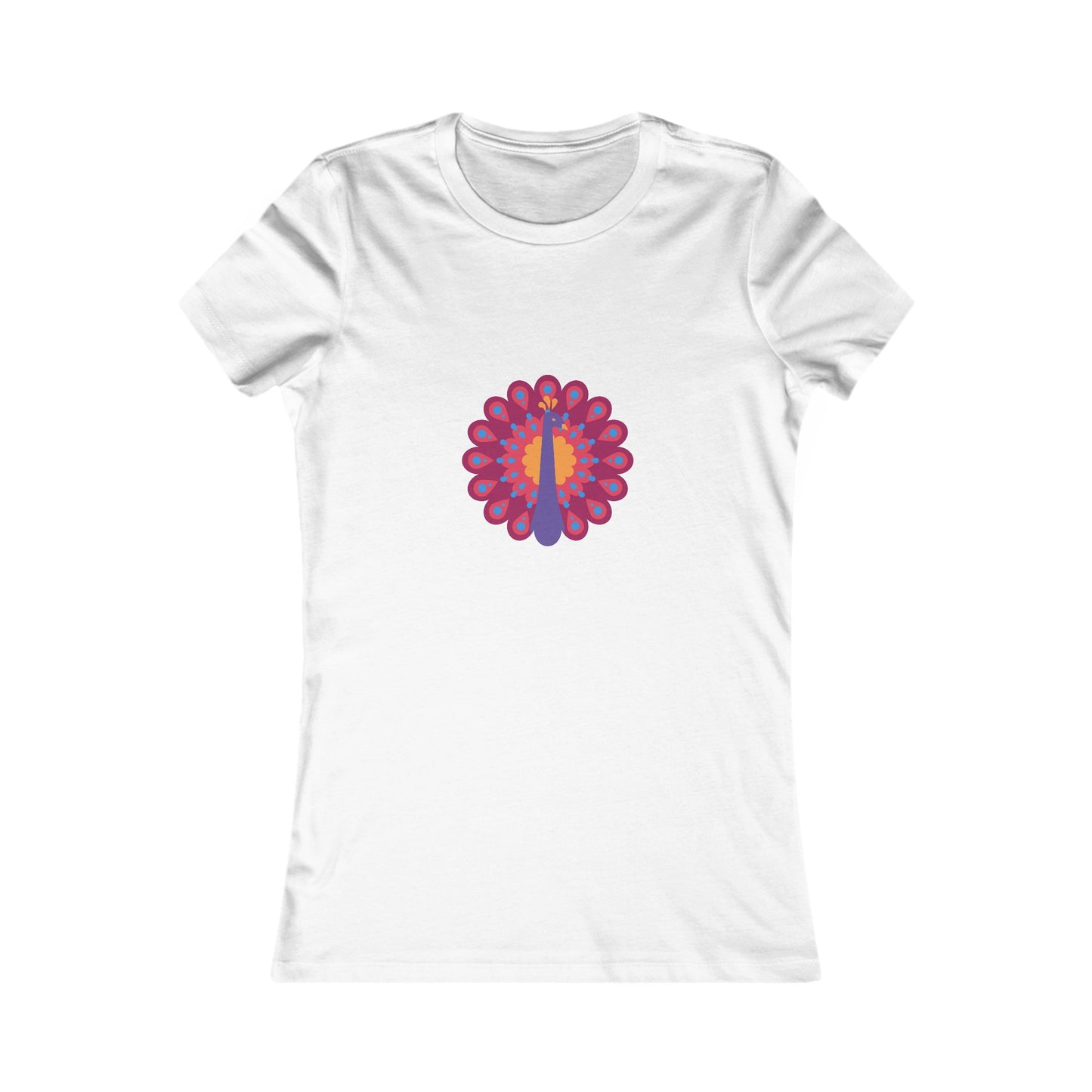 Peacock Print Women's Tee