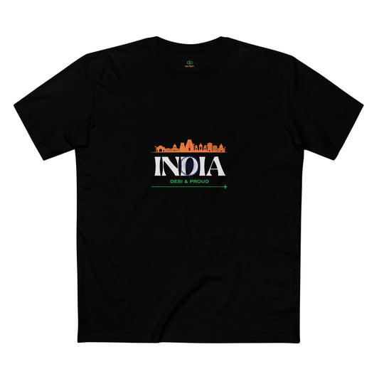 India-Desi & Proud Men's T-Shirt