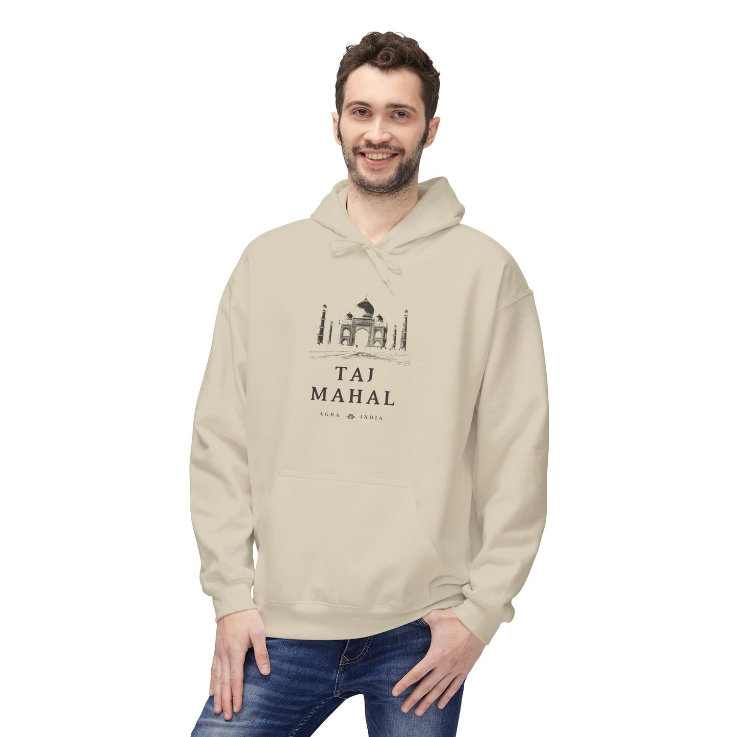 Taj Mahal Men's Midweight Softstyle Fleece Hoodie