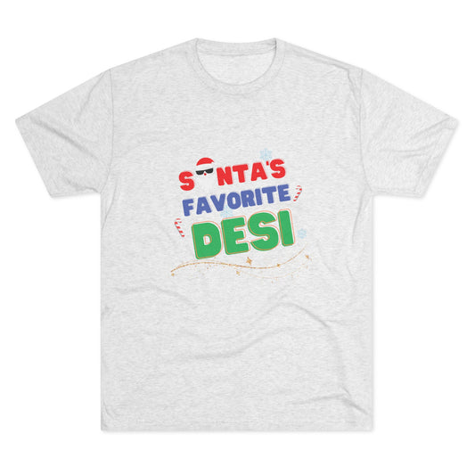 Santa's Favorite Desi Men’s t-shirt