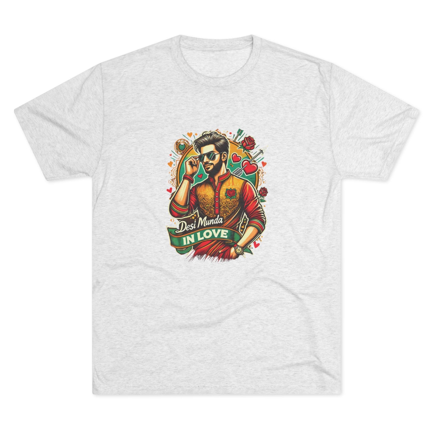 Desi Munda in Love Men's T-shirt