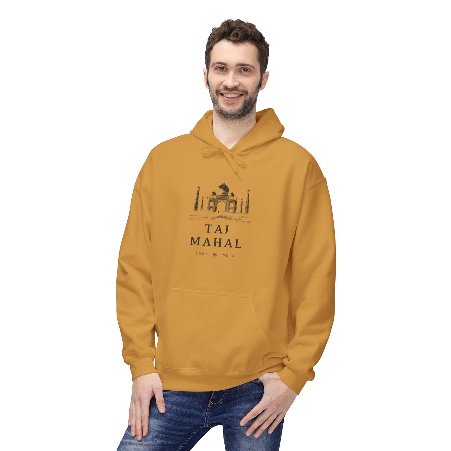 Taj Mahal Men's Midweight Softstyle Fleece Hoodie