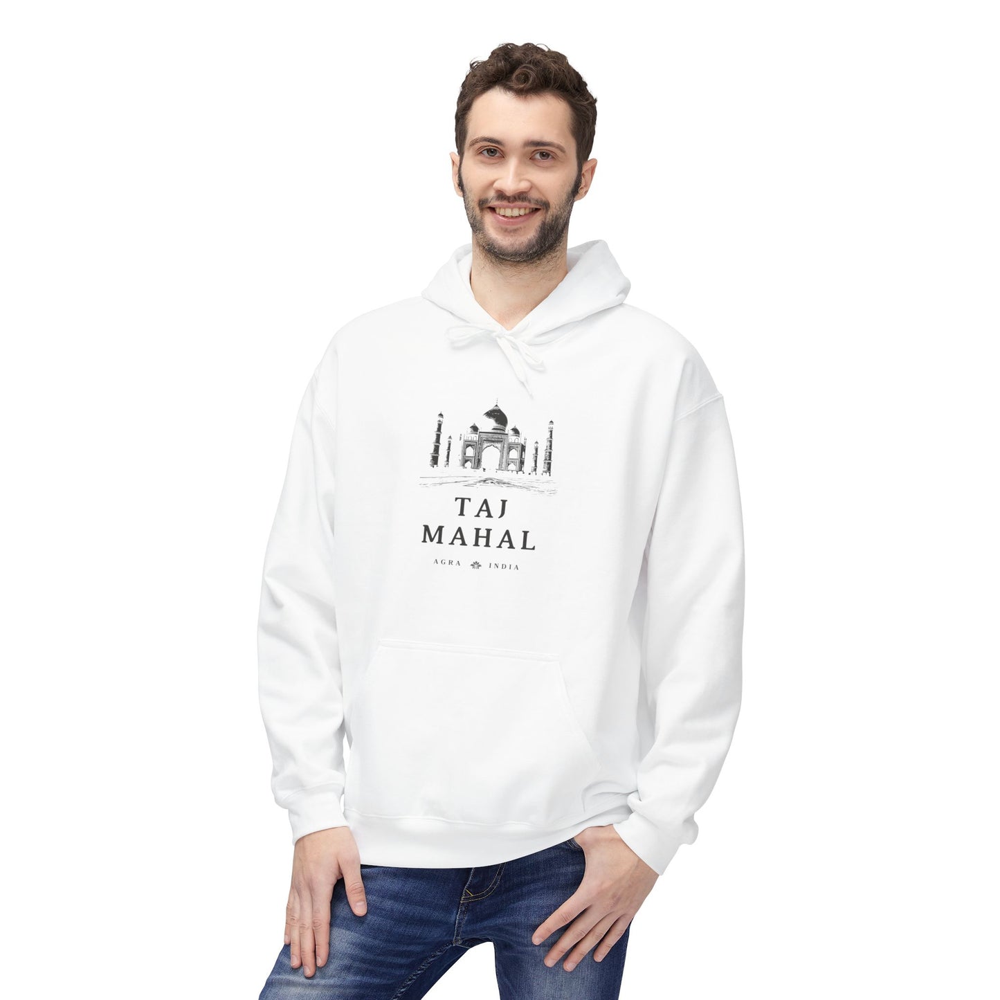 Taj Mahal Men's Midweight Softstyle Fleece Hoodie