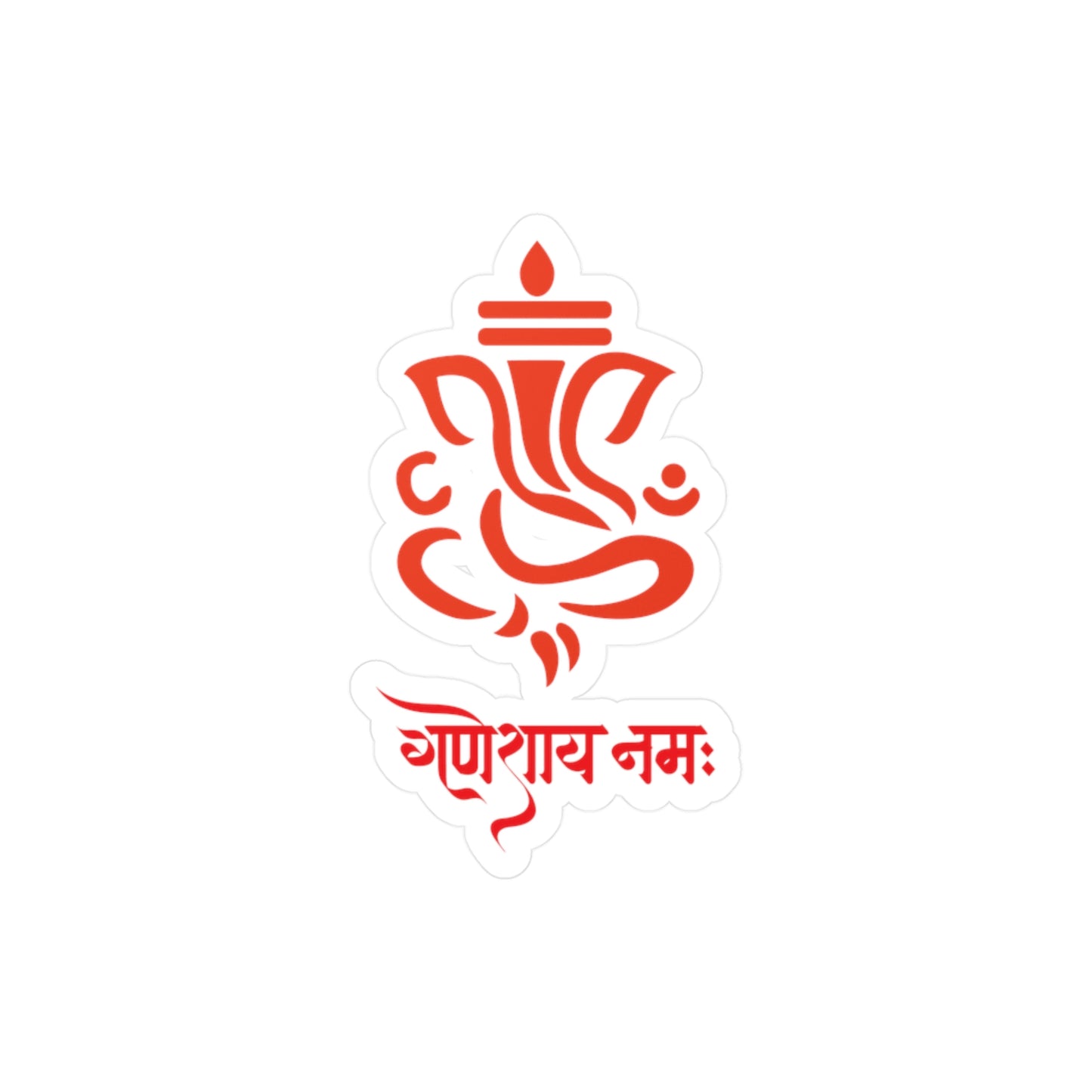 Ganeshai namah Kiss-Cut Vinyl Decals